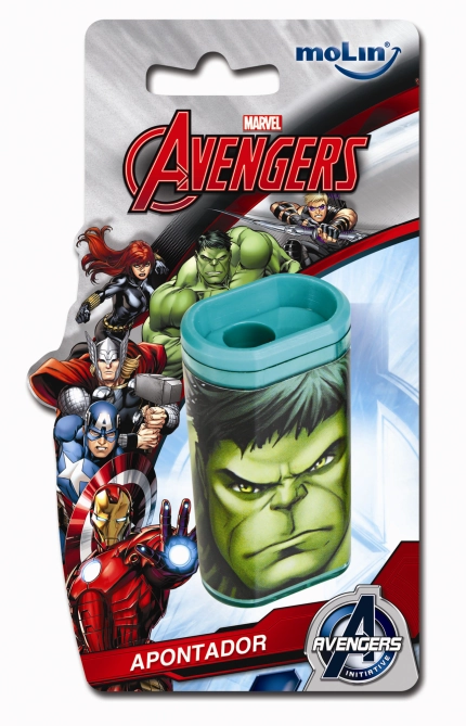 Apontador Com Deposito Avengers 10g Molin Do Brasil