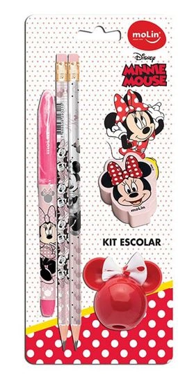Kit Escolar Minnie Mouse Molin
