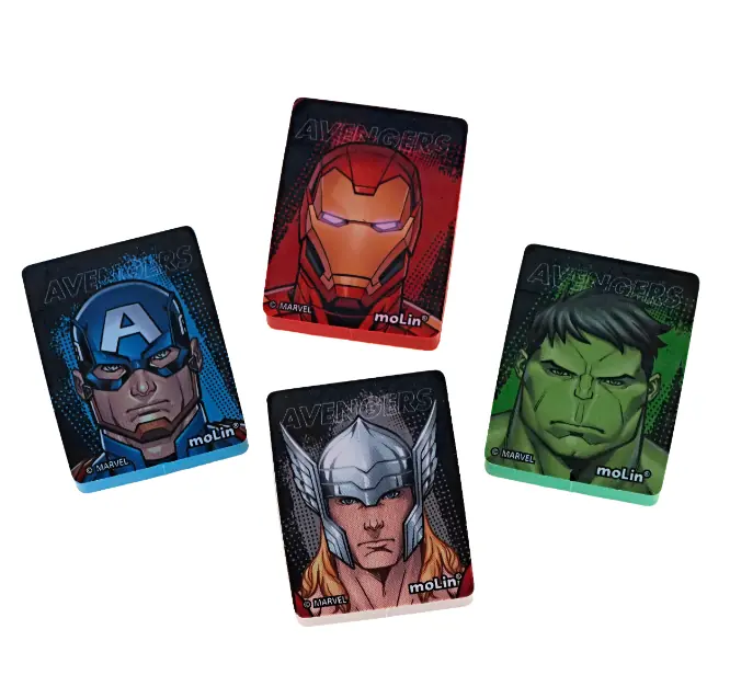 Borracha Fantasia Molin Plastica Avengers Sortido