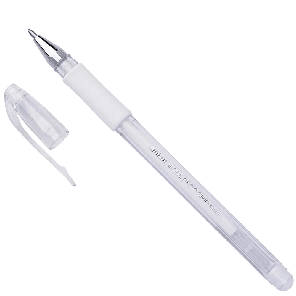 Caneta Molin Gel Grip Neon Cx C/12 Branca