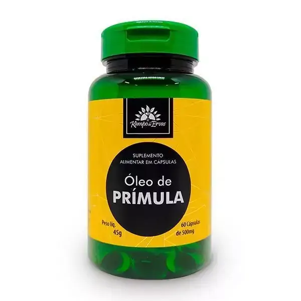 Óleo de Prímula PURO 100 % Natural 60 cápsulas de 500 mg