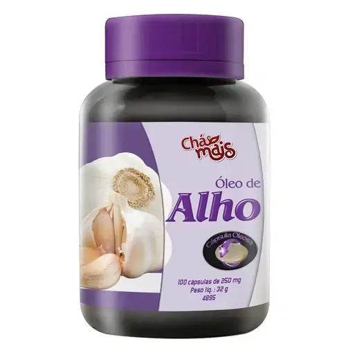 óleo De Alho 100 Cápsulas De 250mg