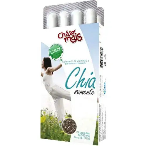 Chia 550mg 24cps Chamais Geral