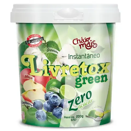 Livretox Green Legumes Frutas Vitaminas Zero Açúcar