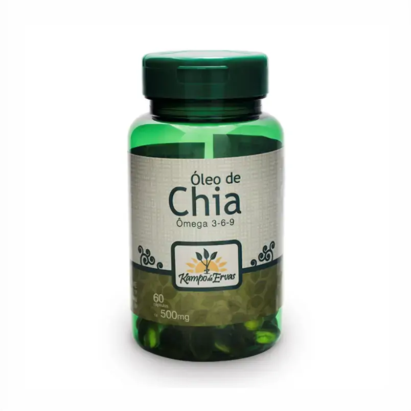 Oleo De Chia 500mg C/60 Caps Kampo De Ervas