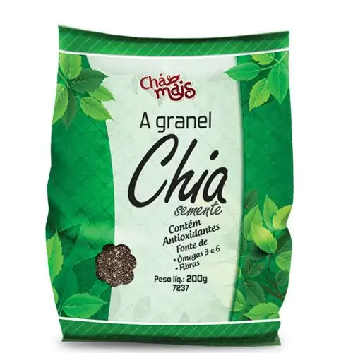 Chia Semente Granel Pct 200g Chamais