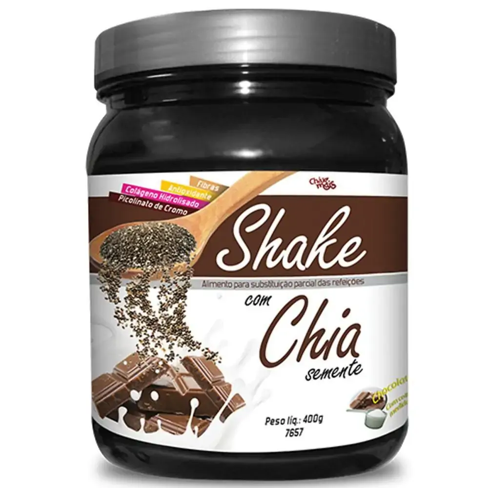 Chia Shake 400g Choc Soluv V12 7657 Cha Mais