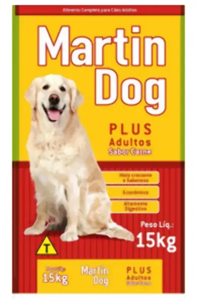 Alimento Caes Martim Dog 15kg Plus