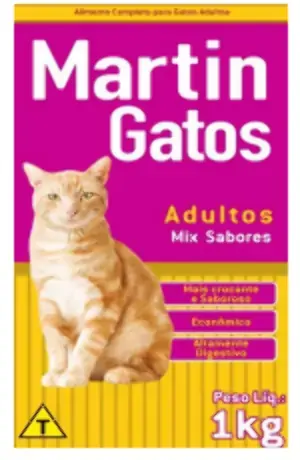 Racao Martin Gatos 1kg Adultos