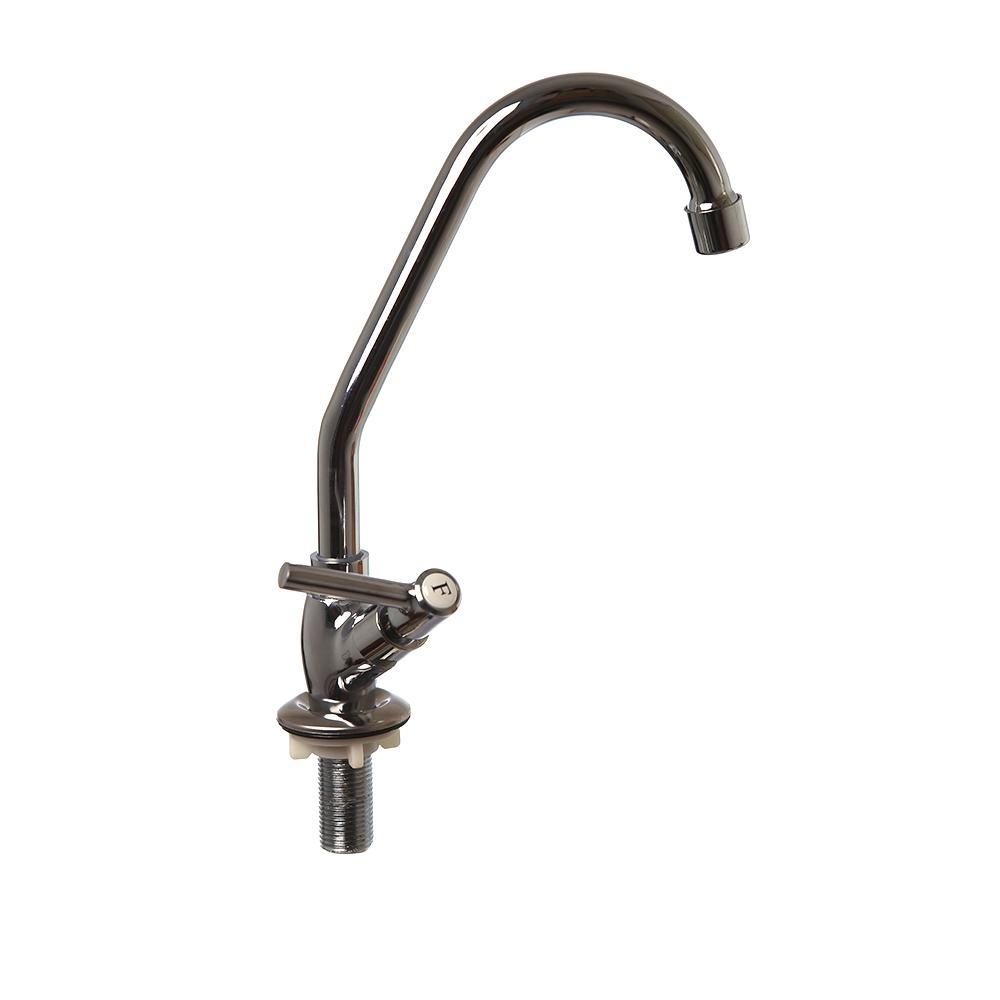 Torneira Para Cozinha 1169 Metal Cromado C-70 Bica Móvel Bancada Com Sistema 1/4 De Volta