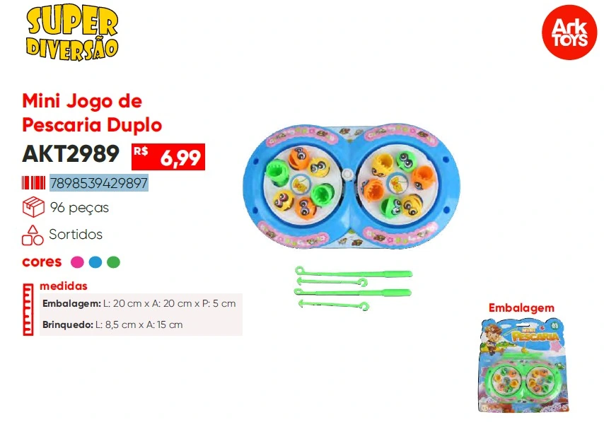 Pega Peixe Duplo Ark