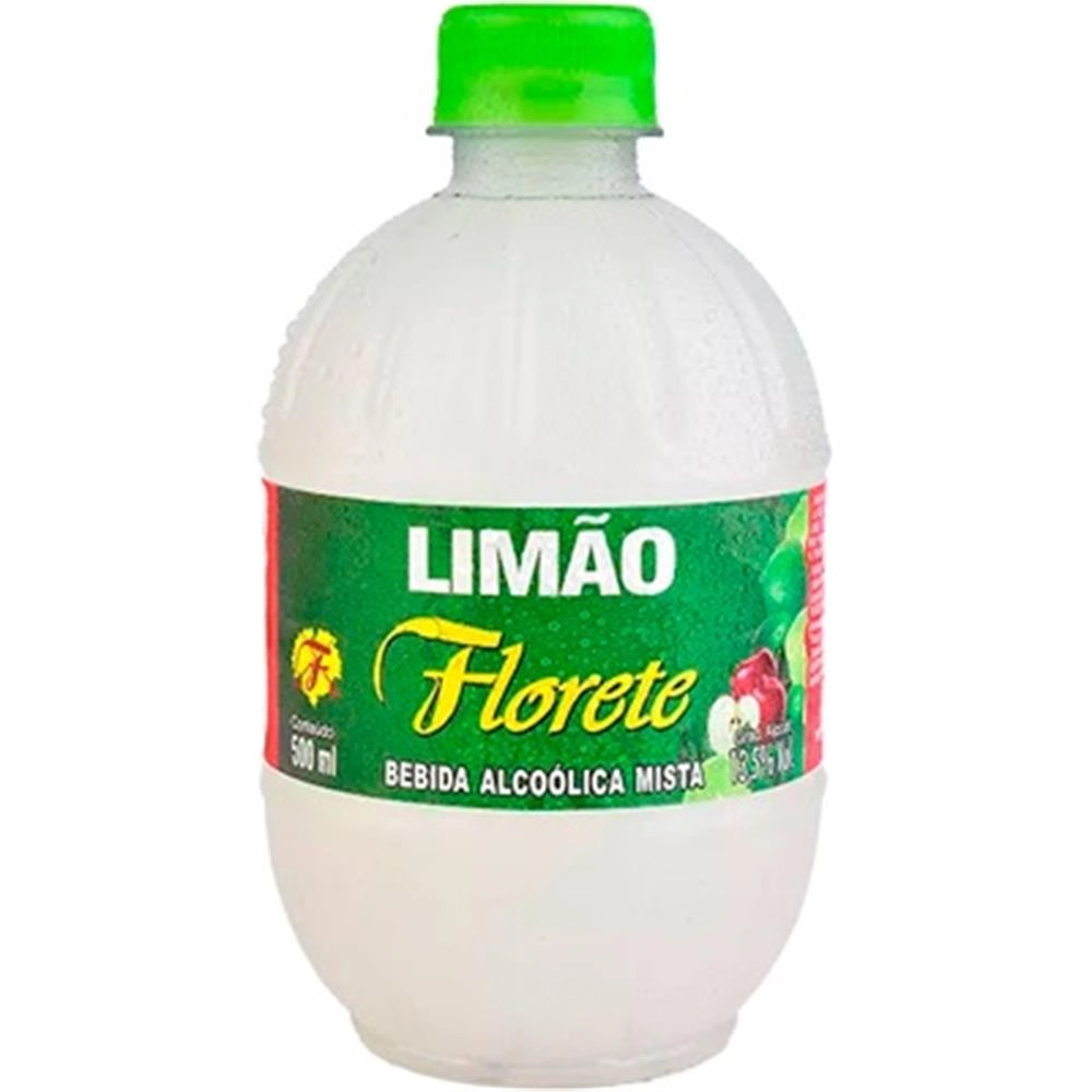 Bebida Mista Alcoólica Limão Florete Garrafa 500ml