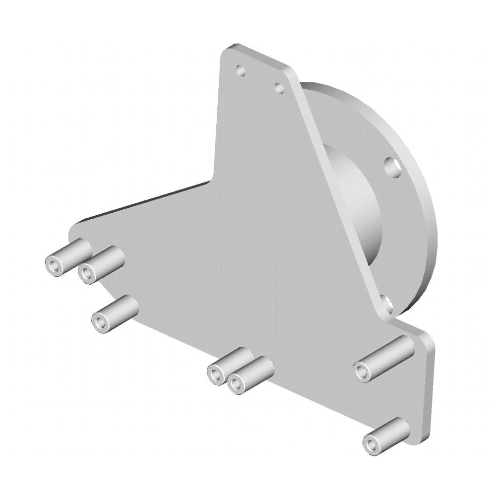 Placa acessória para fixar o motor Volvo D12C - RAVEN ESPECIAL 700332