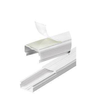 Canaleta Ilumi Pvc 20x2mt Bco C/fita Ades.