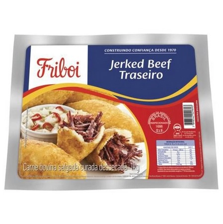 Jerked Beef Friboi 1kg Traseiro