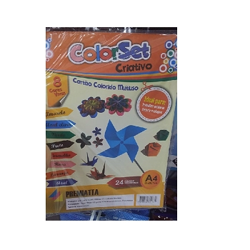 Papel Criat Color 7 Premiata 24fl A4