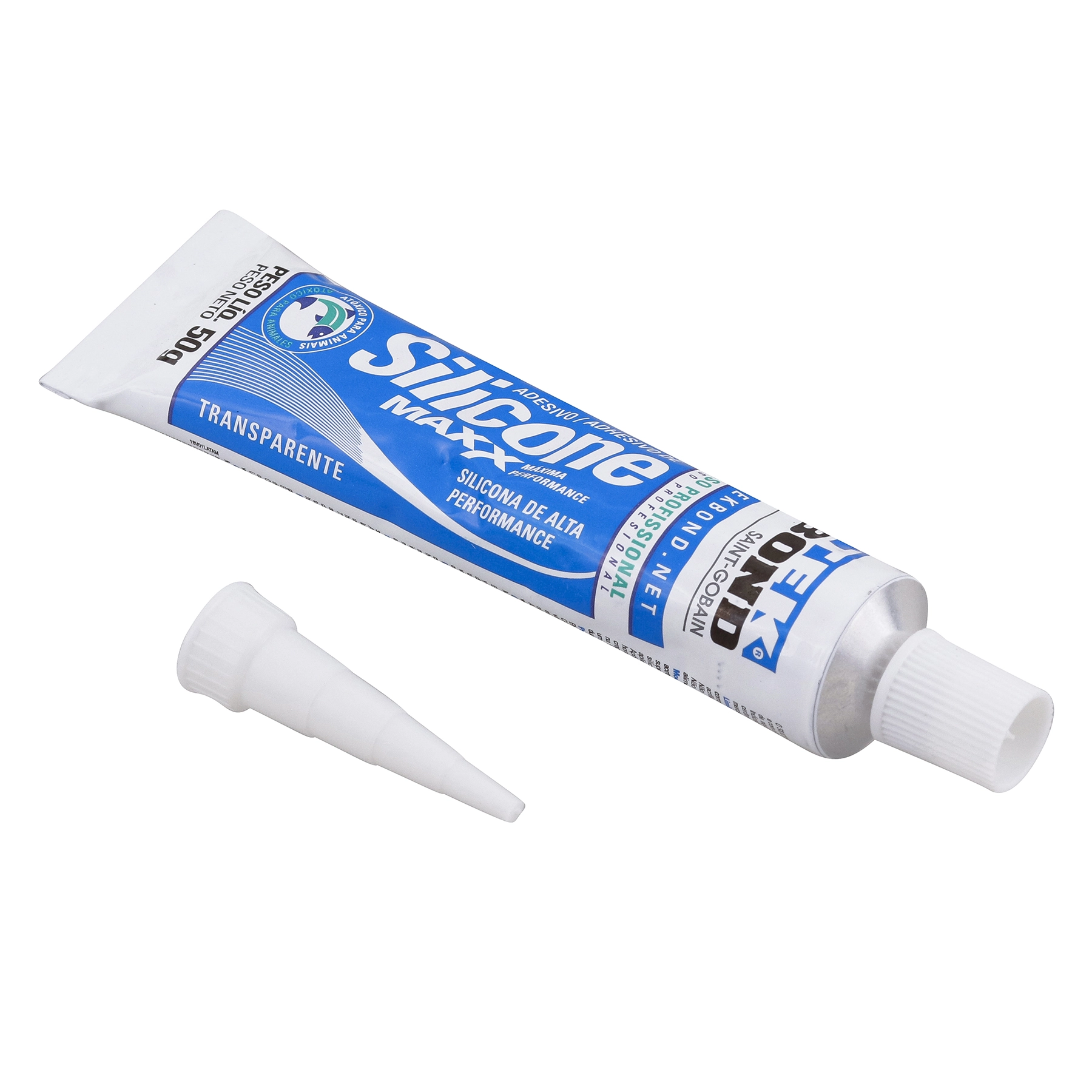 Silicone Acético para Aquário Transparente Bisnaga 50g Tekbond
