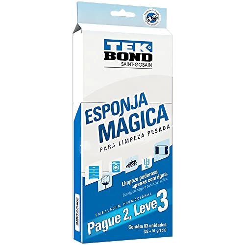 Esponja Mágica com 3 Peças