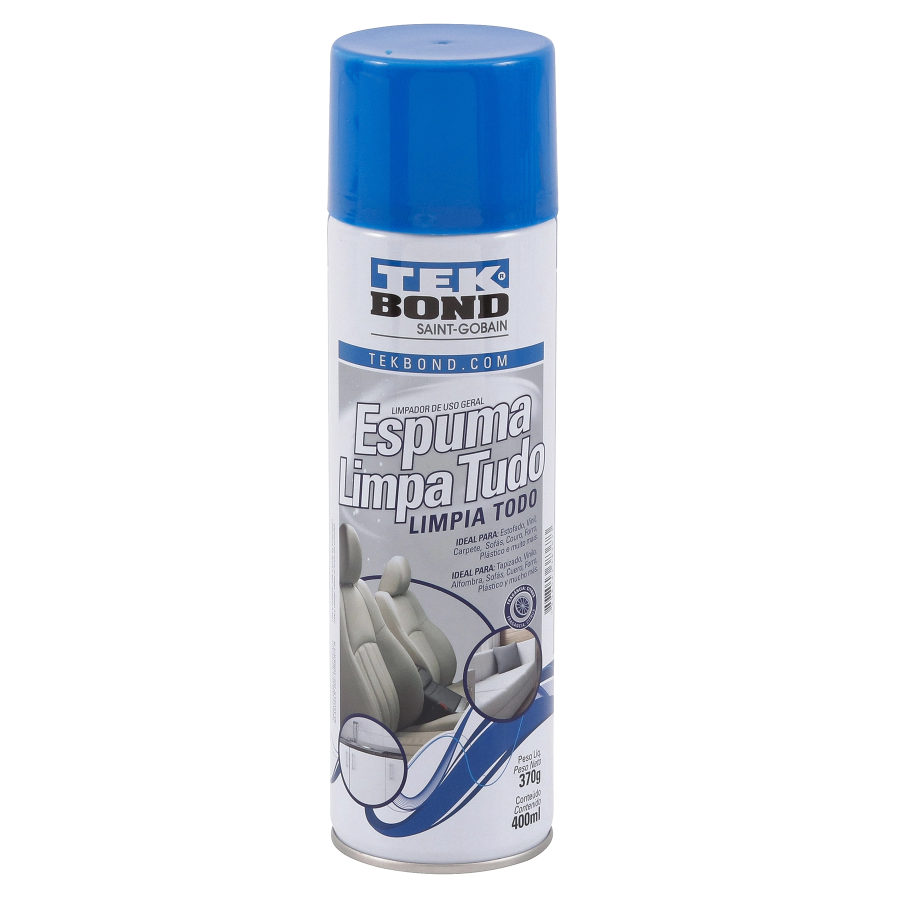Espuma Tekbonder Limpa Tudo Imp 400ml