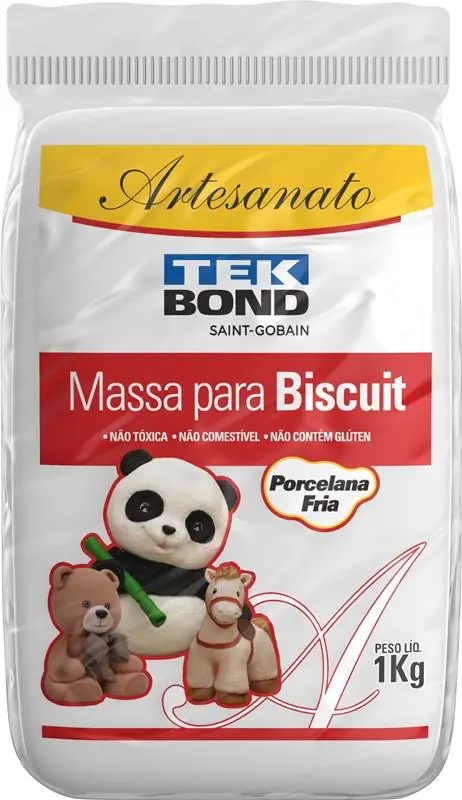 Massa Biscuit Branca 90g 17000021332 Tekbond