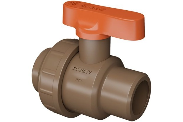Regist Pvc Soldav Esfera 25mm C/ Uniao Fortlev 11021