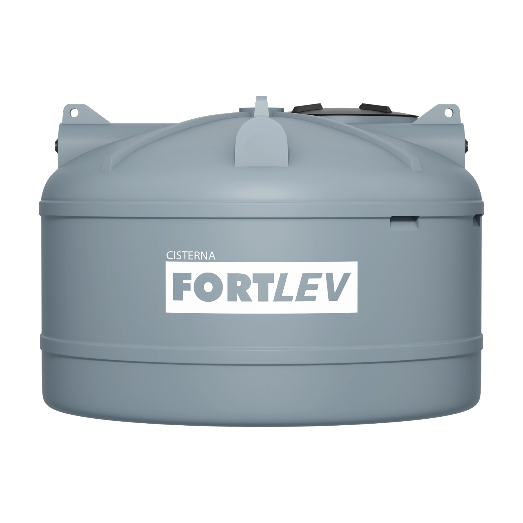 Cisterna de Polietileno 3.000L com Tampa Cinza Fortlev