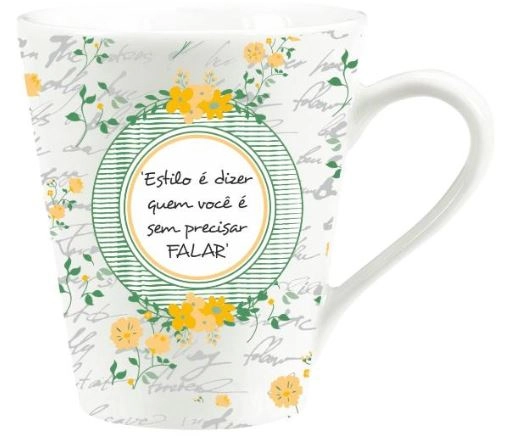 Caneca Koisas De Cozinha 290ml Floral Sort