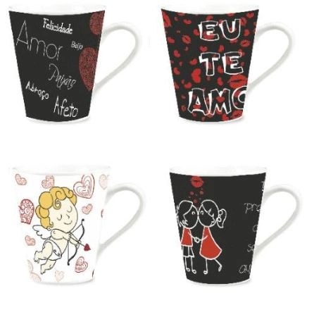 Caneca Koisas De Cozinha 290ml Namorados