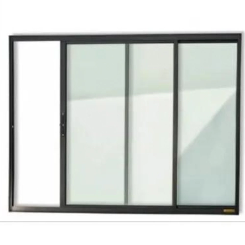 Janela Vitro 2 Folhas 1,20x1,50 Alumínio Preto S/g