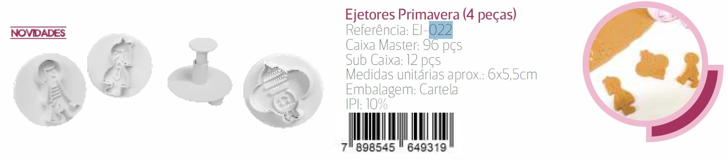 Ejetores Primavera C/4 Ref.ej 022