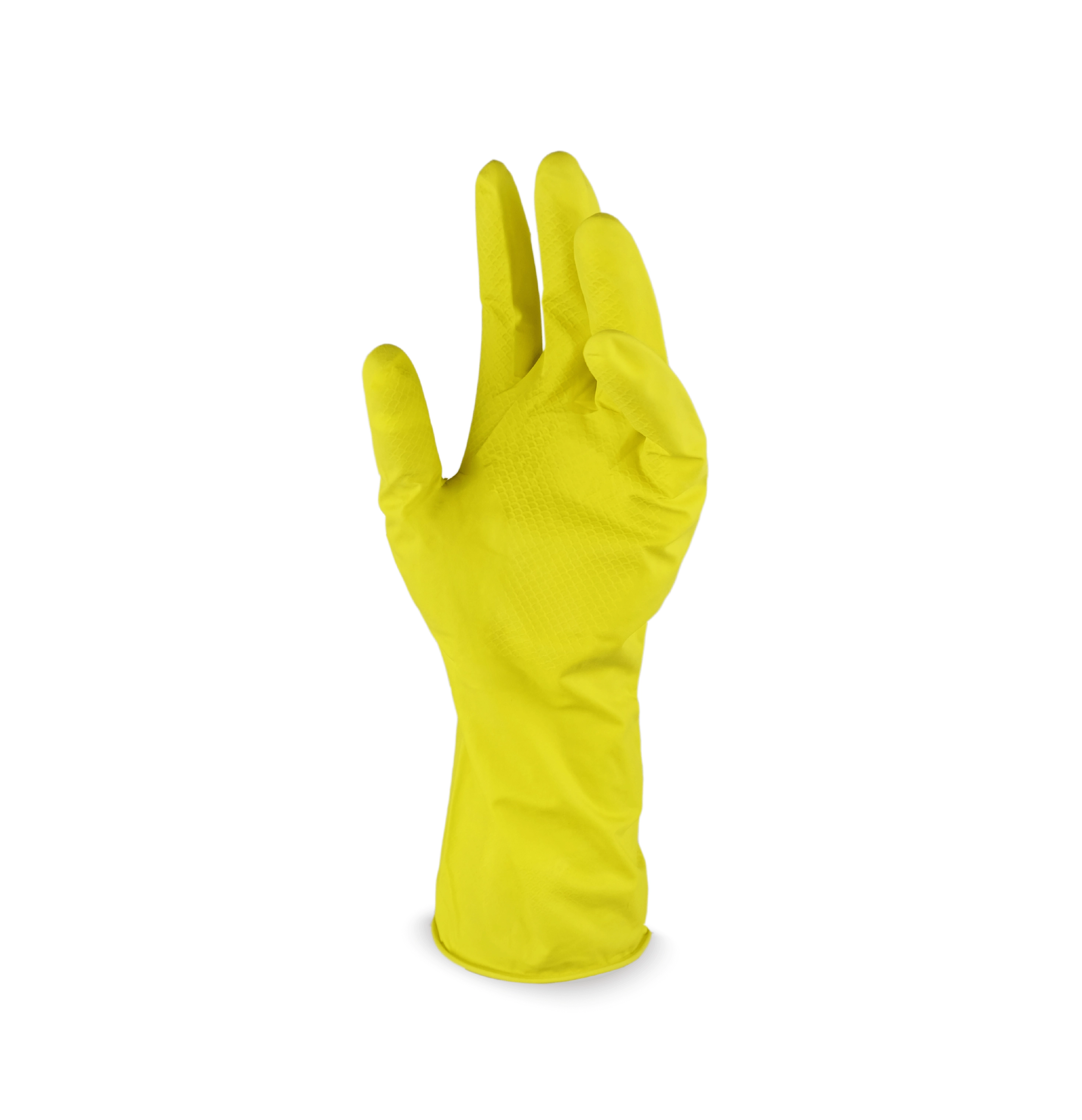 Luva Vabene Latex Multiuso Flex Amarela Med