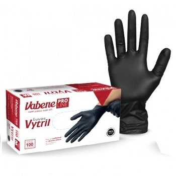 Luva Vytril Proline Preta P C/100 Ref.1408 Vabene