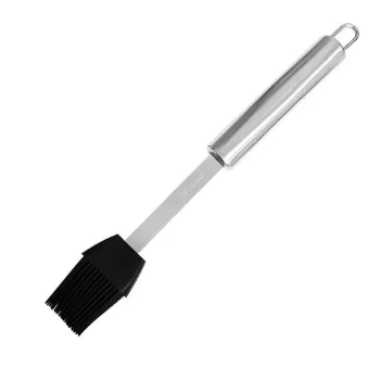 Pincel Em Silicone Cabo Inox Luxo Ref.6654