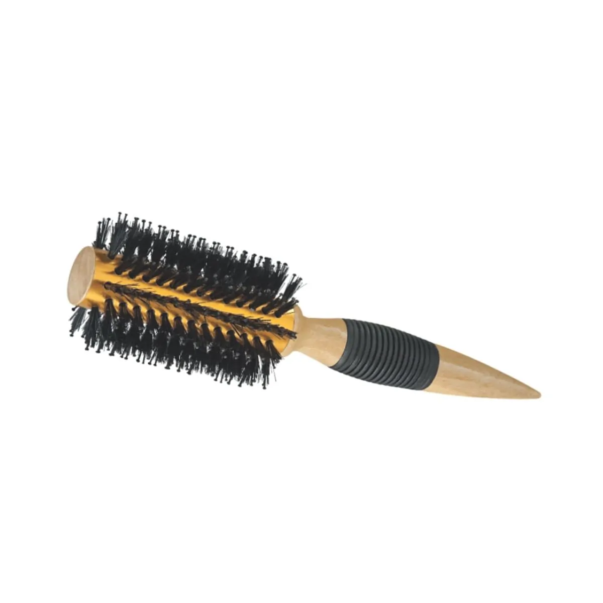 Escova P/cabelo Adhara Madeira 25mm Tubo Aluminio