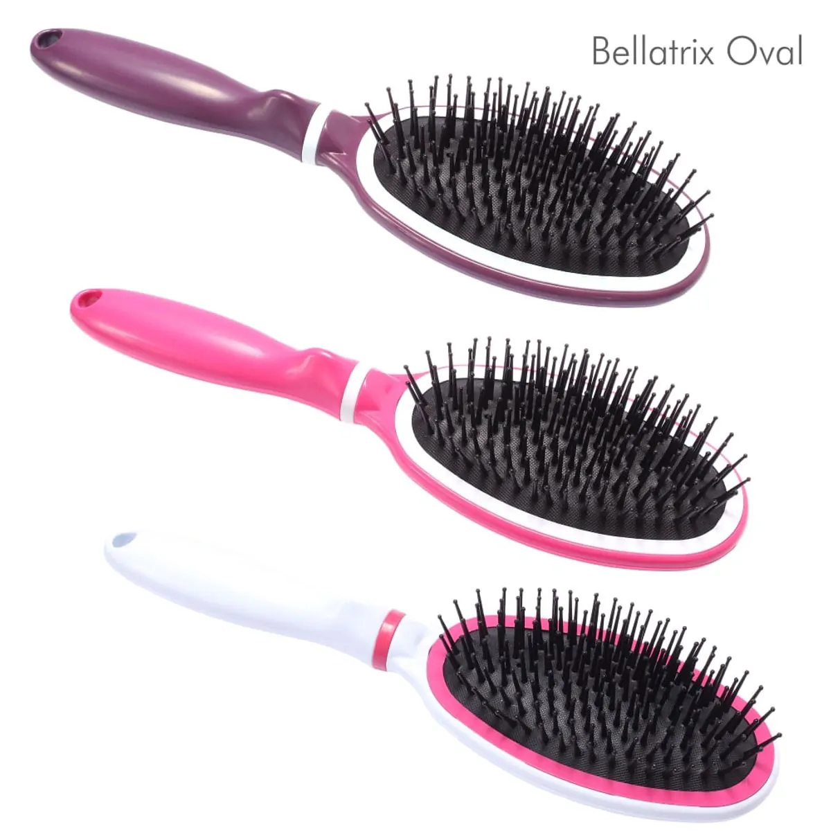 Escova De Cabelo Corpus Linha Bellatriz Raquete Oval Ref 221