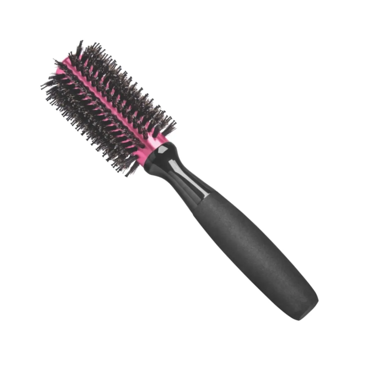 ESCOVA DE CABELO PROFISSIONAL SOFT HIT MADEIRA TUBO METÁLICO E CERDAS NATURAIS
