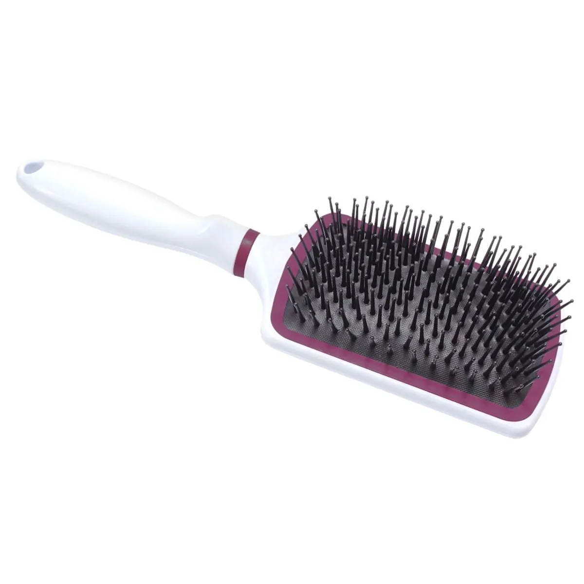 Escova De Cabelo Prohit Glam Hit Oval White Quadrada Cod.955 1un