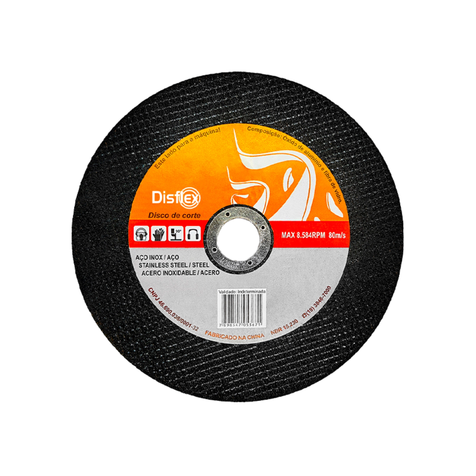 Disco de Corte Inox 7/8" 22,2mm Extra Fino Disflex