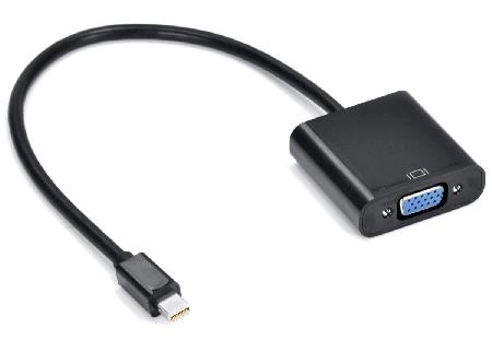Cabo Adaptador/conversor Mini Displayport Para Para Vga Femea 30 Cm
