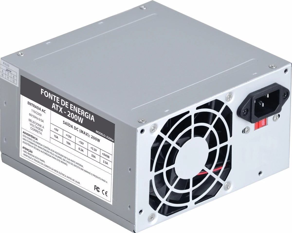 Fonte Atx 200w Vkoem