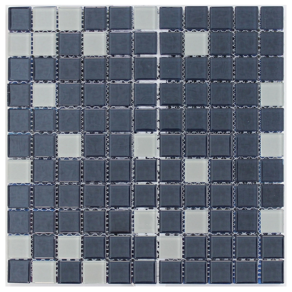 Pastilha Casual Azul 30X30cm Vidro Real