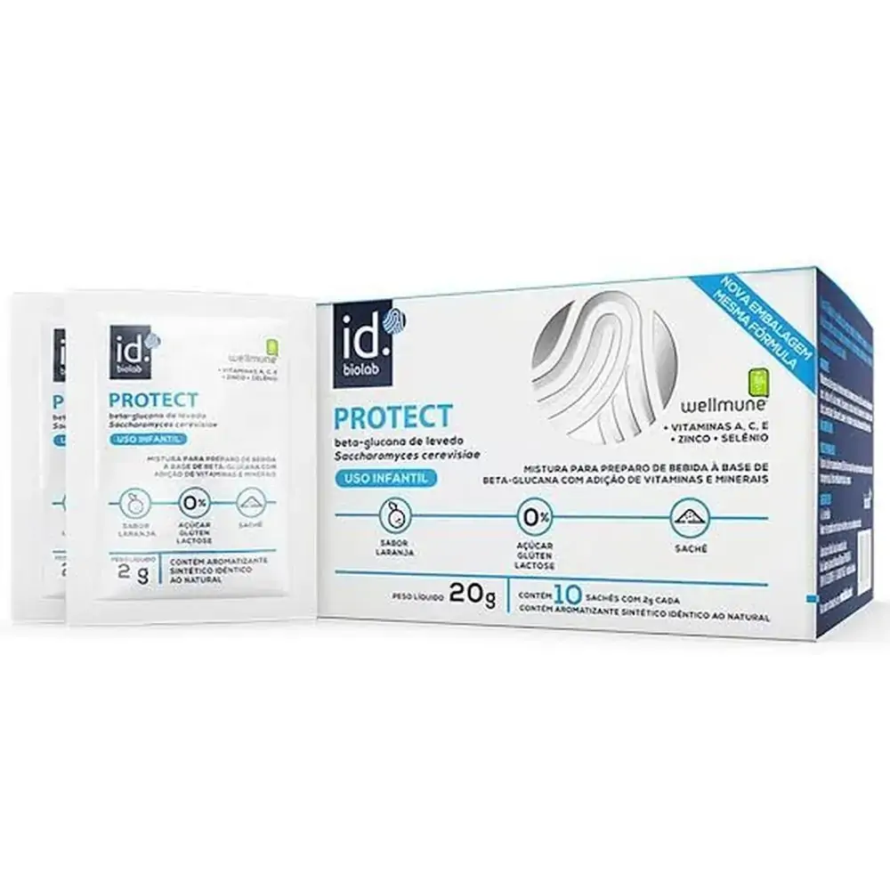 Protect 62,5mg Inf Cx 10 Sach 2g Sb Laranja