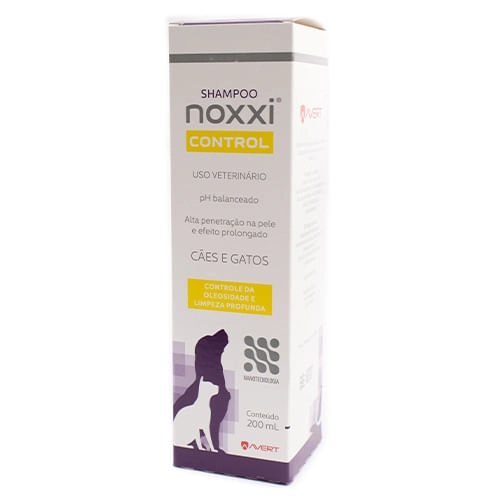 Shampoo para Cães e Gatos Avert Noxxi Control 200ml