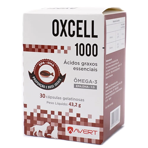 Suplemento Oxcell 30 comprimidos Avert 1000mg