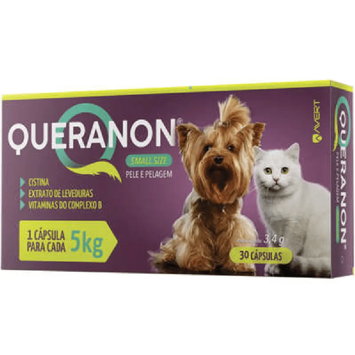 Suplemento Queranon Raças Pequenas Avert 30 cápsulas