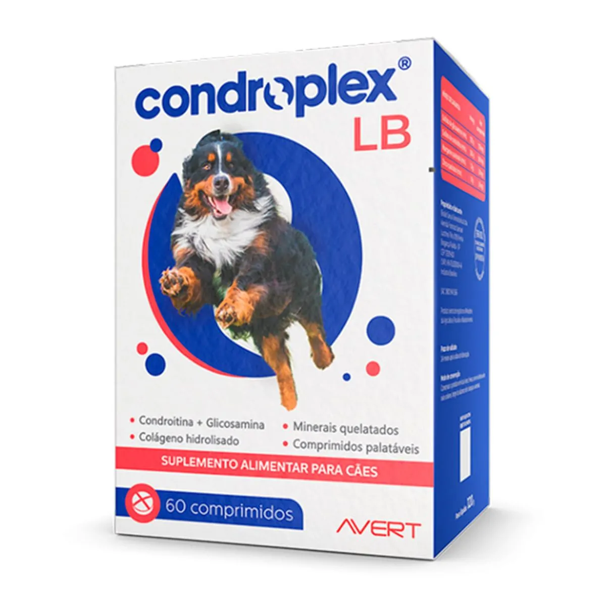 Suplemento Alimentar Condroplex LB para Cães 60 comprimidos