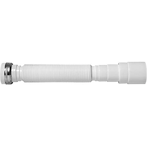 Sifão Tubo Extensivo Universal com Porca Metálica Branco