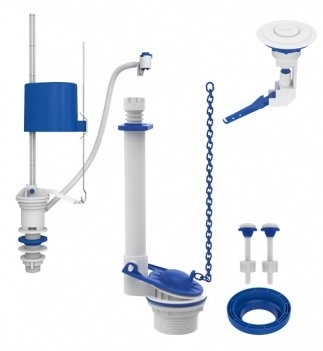 Kit Mecanismo Reparo Completo Para Caixa Acoplada Universal Blukit