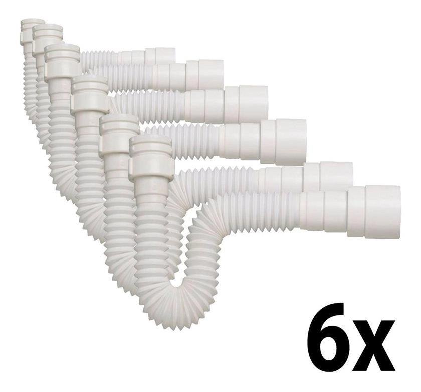 Kit 6 Sifão Multiuso P/ Pia/lavatório/tanque 66cm Tigre