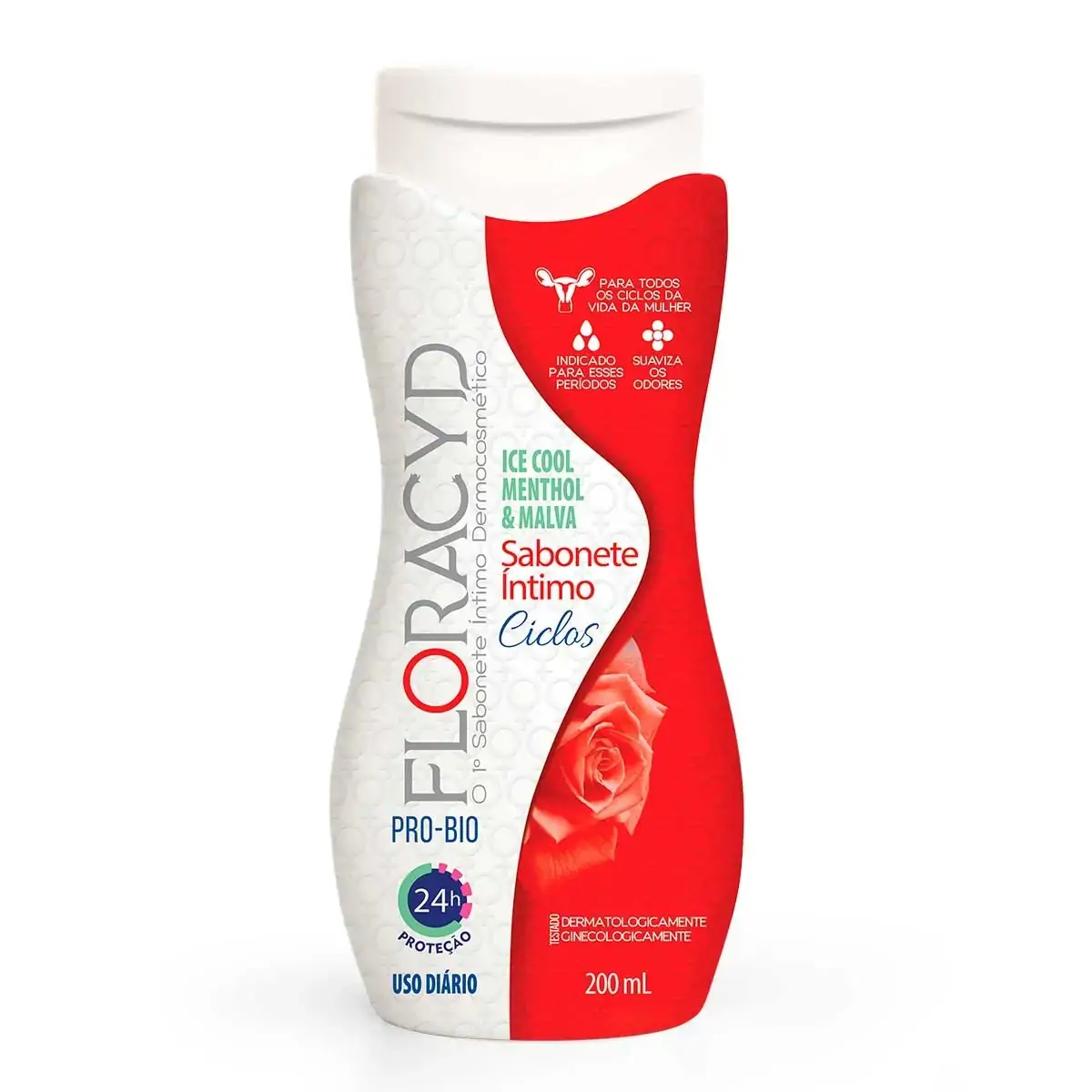 Sabonete Líquido íntimo Ciclos Floracyd Frasco 200ml